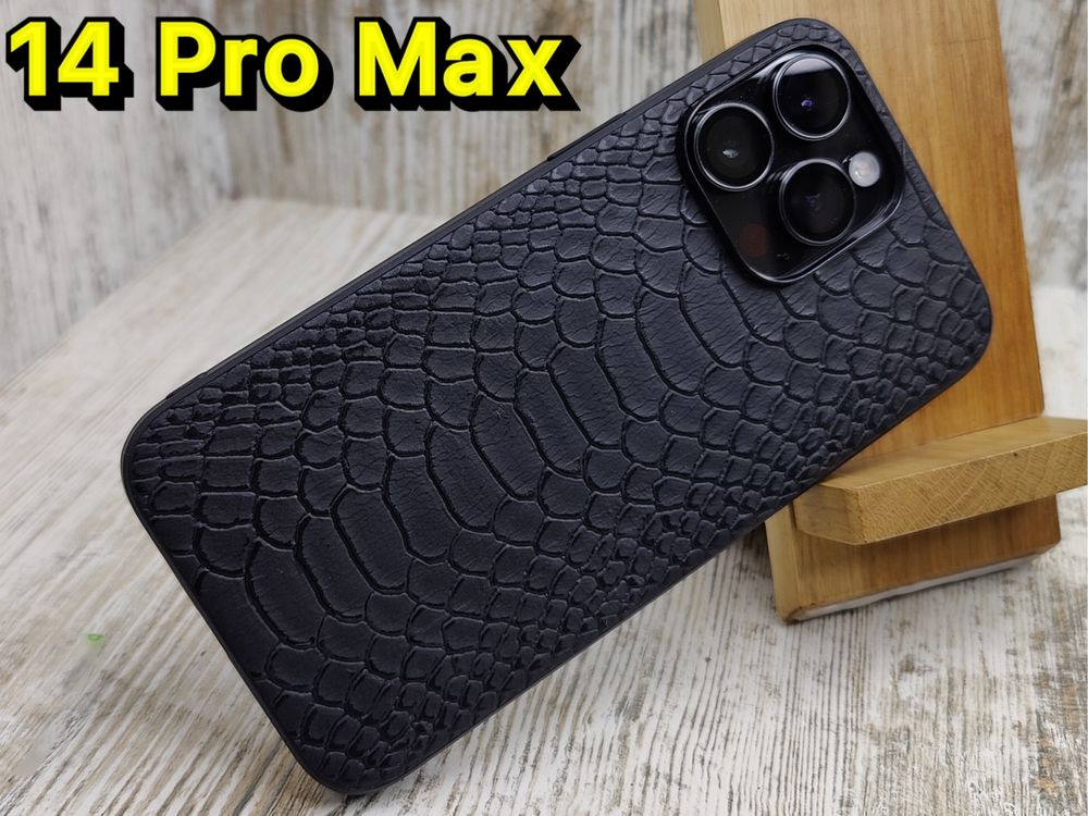 Чехол кожаный Fibra Pathon Case на iPhone 14 Pro Max/ 15 Pro Max/ 13