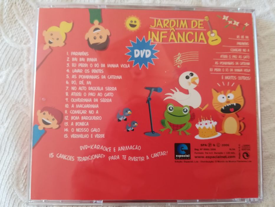 DVD "Jardim de Infância 1" - Música Infantil