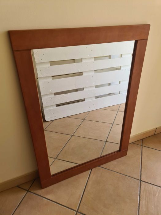 Espelho de Parede em Madeira Cerejeira Mirror Frame Wood