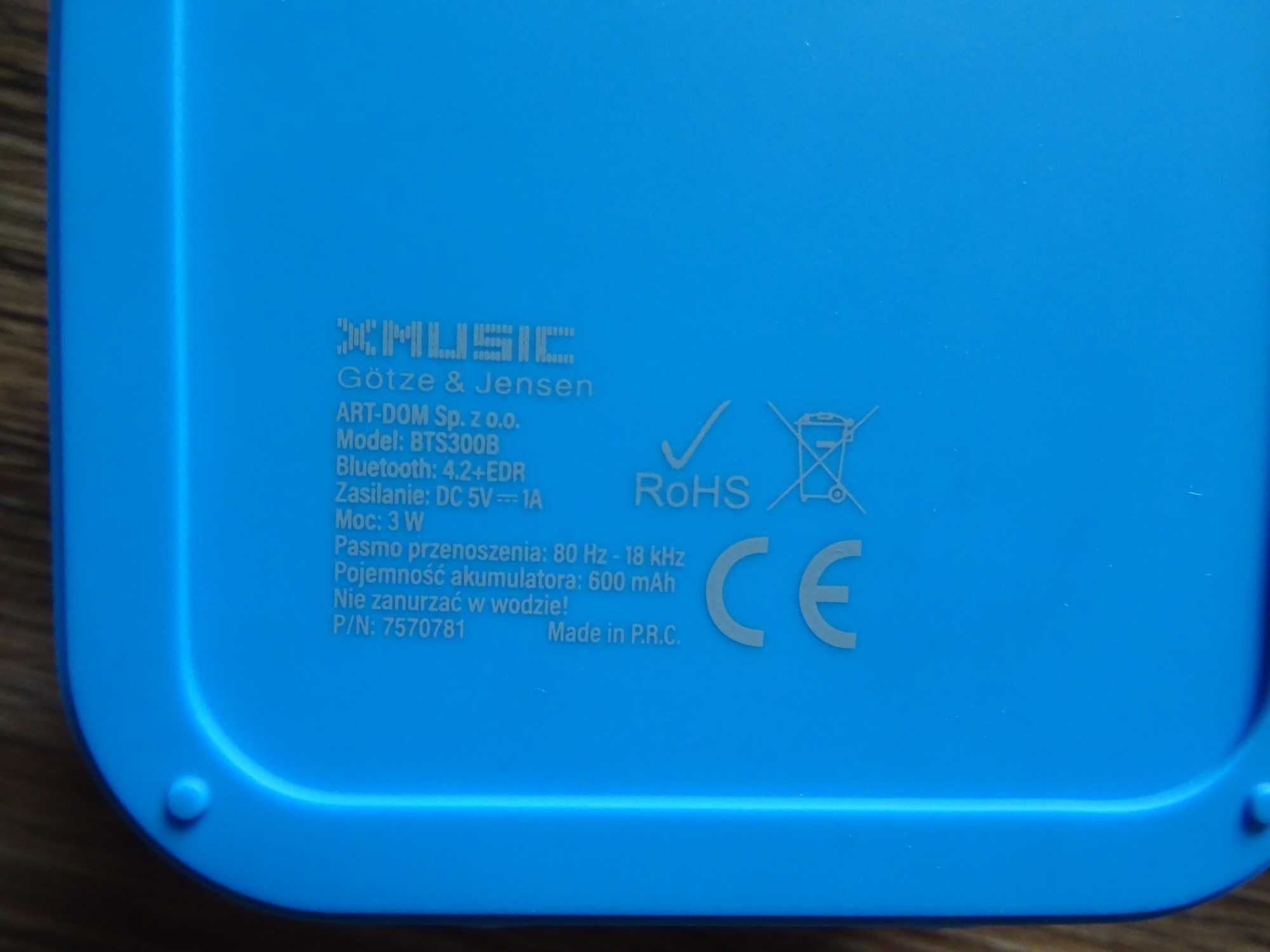 Głośnik bluetooth XMUSIC BTS300B niebieski
