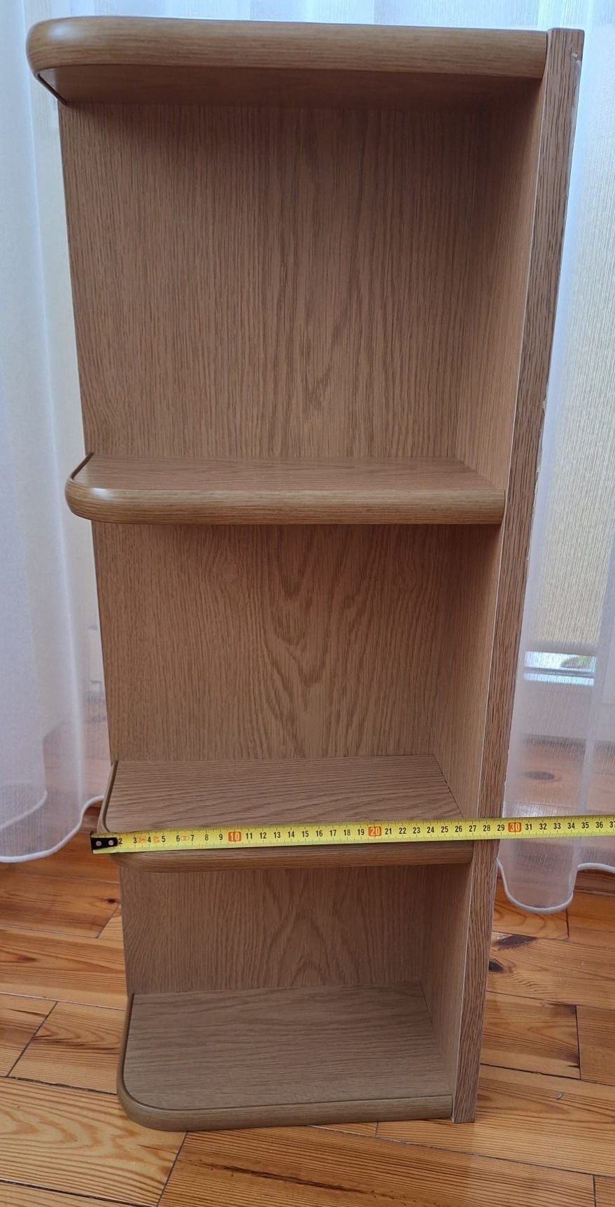 Półka w kolorze naturalnego drewna - zestaw 2 szt.