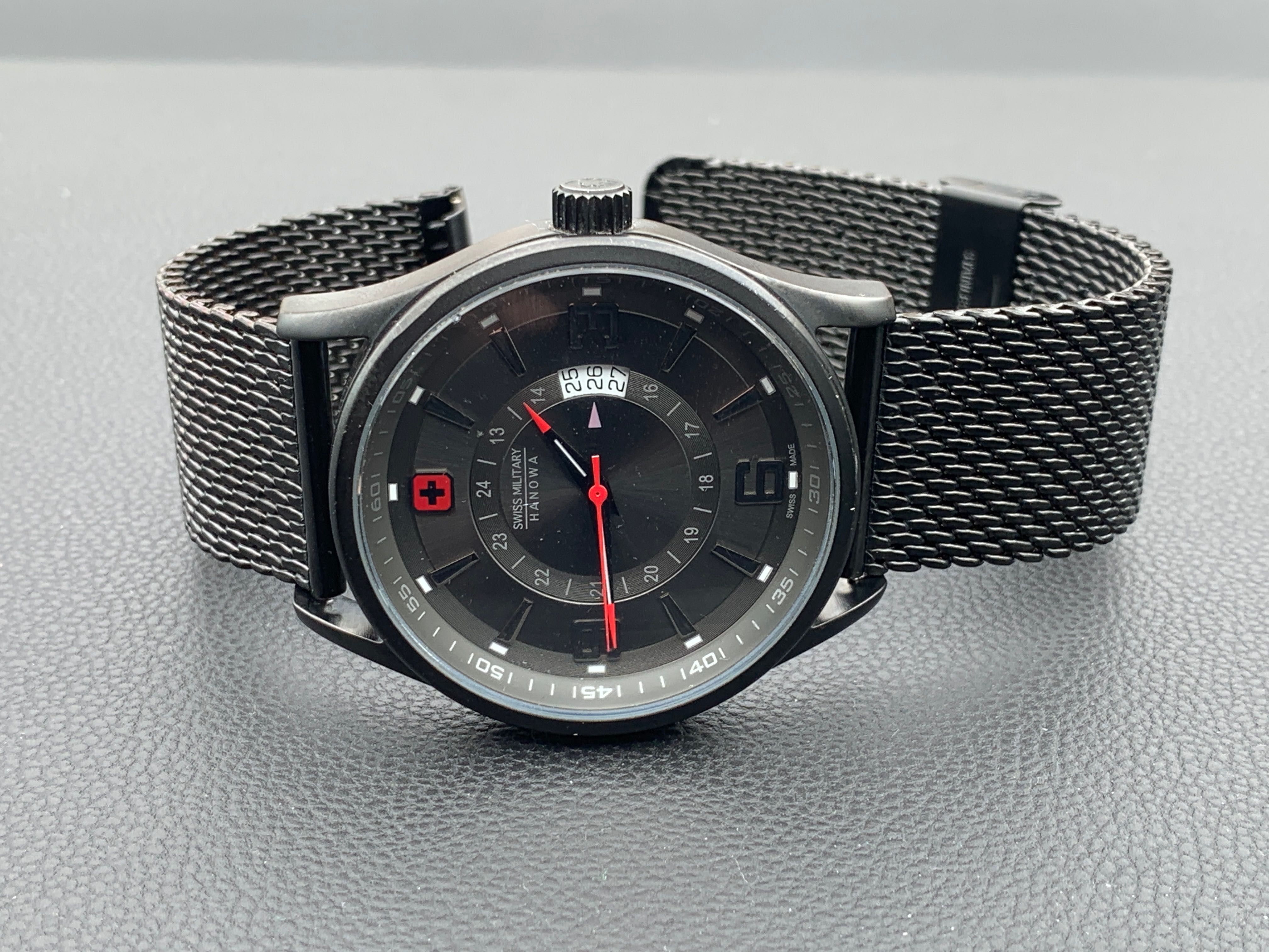 Mesh ремешок черный браслет для часов на Casio, Vostok Миланская петля