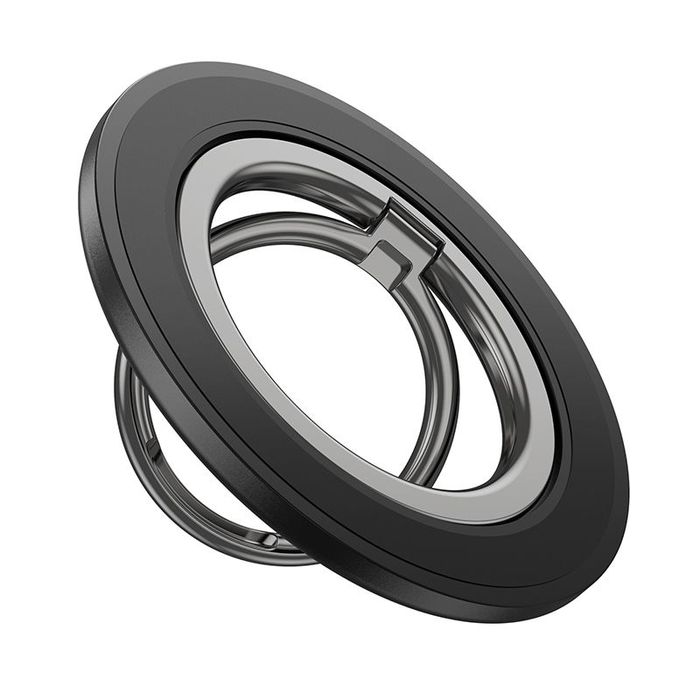 Uchwyt na telefon na palec Hoco magnetyczny Ring GH3 czarny