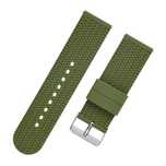 Pasek do zegarka opaska 18, 20, 22, 24mm zielony, czarny + teleskopy