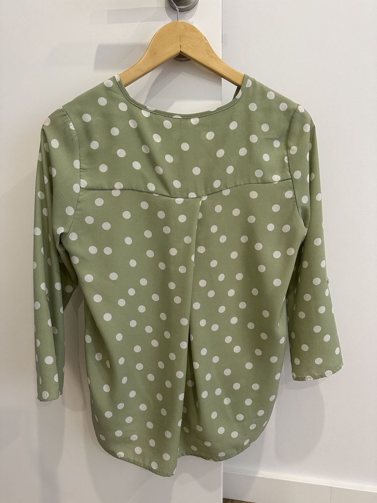 Camisa Tiffosi verde e branca, tamanho XS (NOVA)