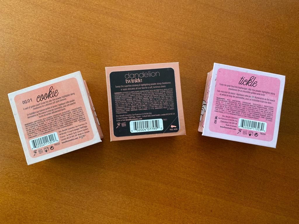 Benefit rozświetlacz prasowany Tickle, Dandelion Twinkle