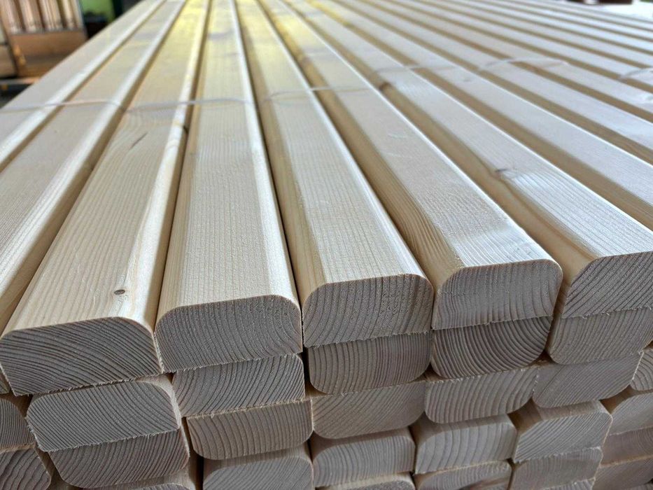 Deski ławkowe z zaokrąglonymi krawędziami