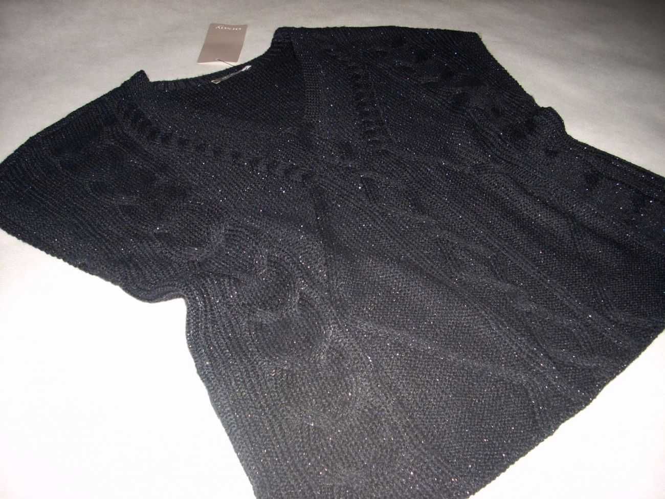 Nowa kamizelka sweter Srebrna nitka 38 40 42
