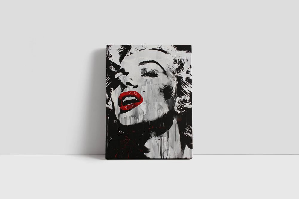 Obraz na płótnie Marilyn Monroe 75x100 cm - Ikona Popkultury w Pop-Art