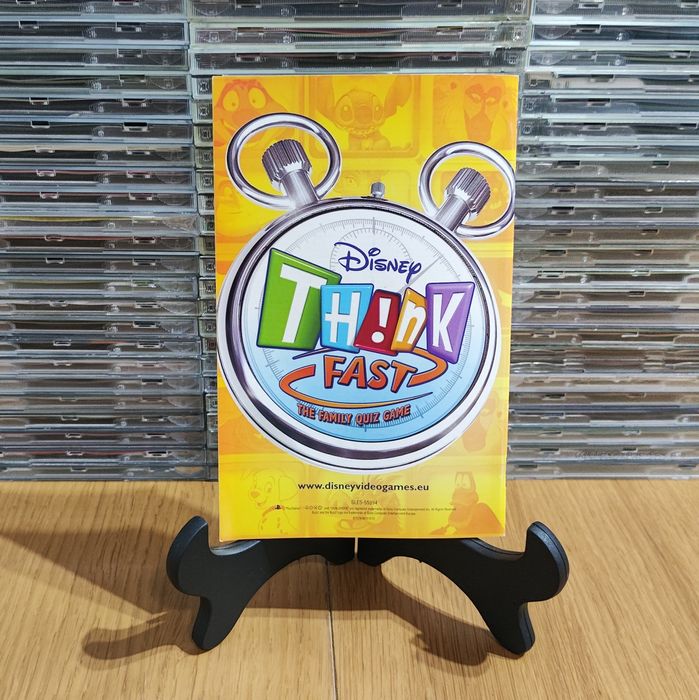 Disney Th!nk Fast Manual Original PS2