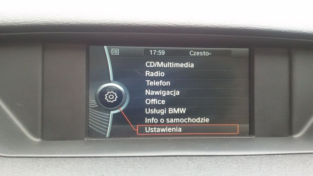Nawigacja CIC CCC E60 E90 X5 X6 F01 F10 F20 F25 F30 Polskie menu Mapa