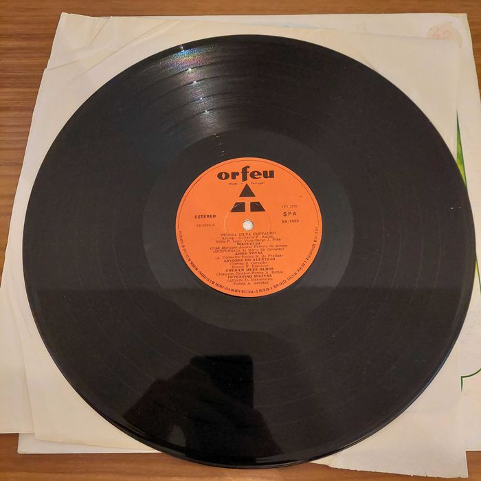 Disco vinil LP - Teresa Silva Carvalho - Fados