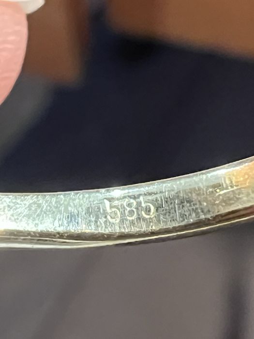 Кольцо с топазом Золото 585