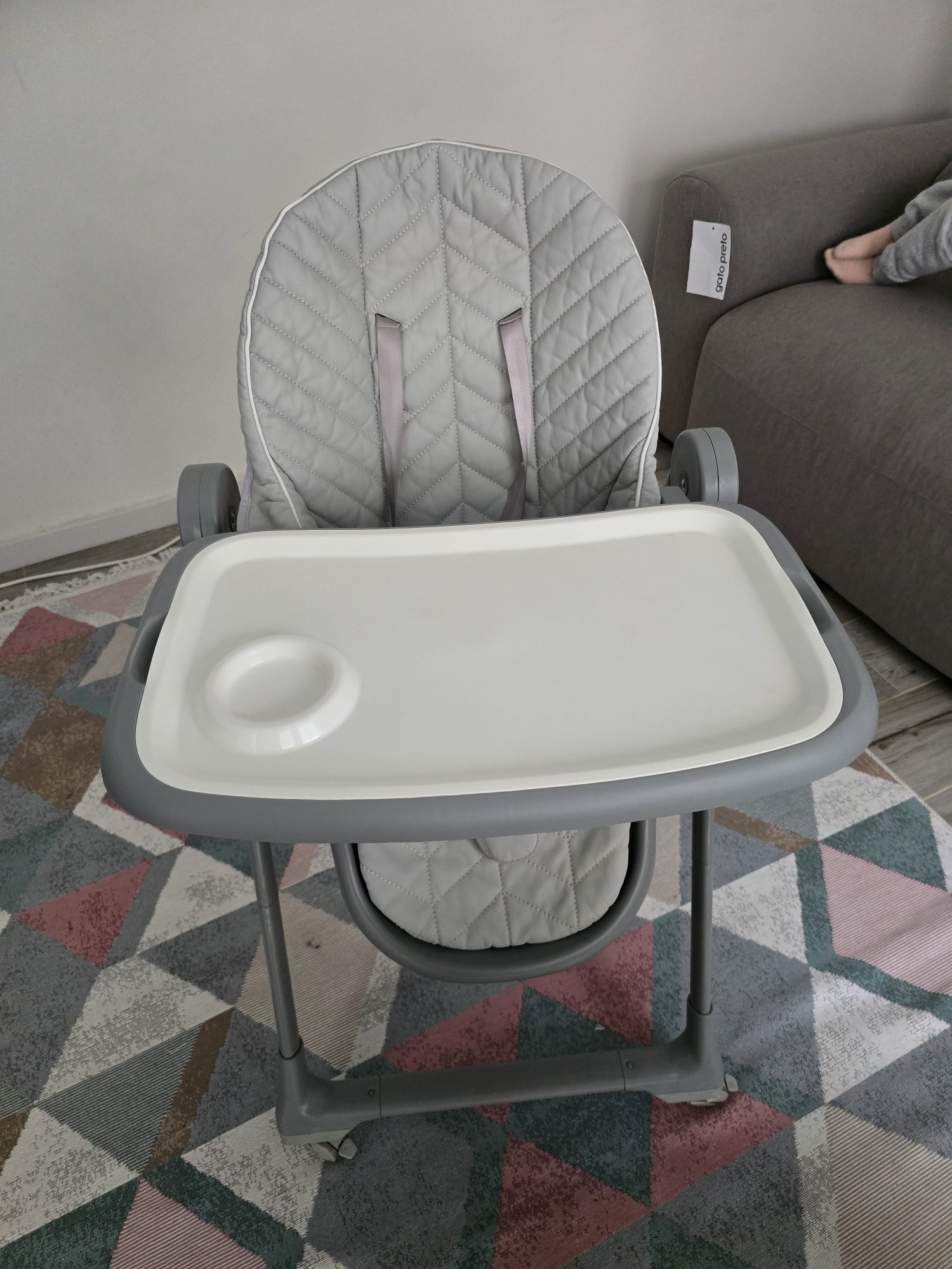 Cadeira de Refeição KINDERKRAFT Lastree (Cinza)
