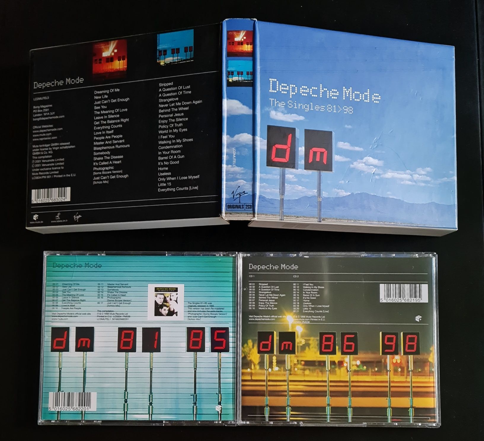 Depeche Mode The Singles 81 98 Box