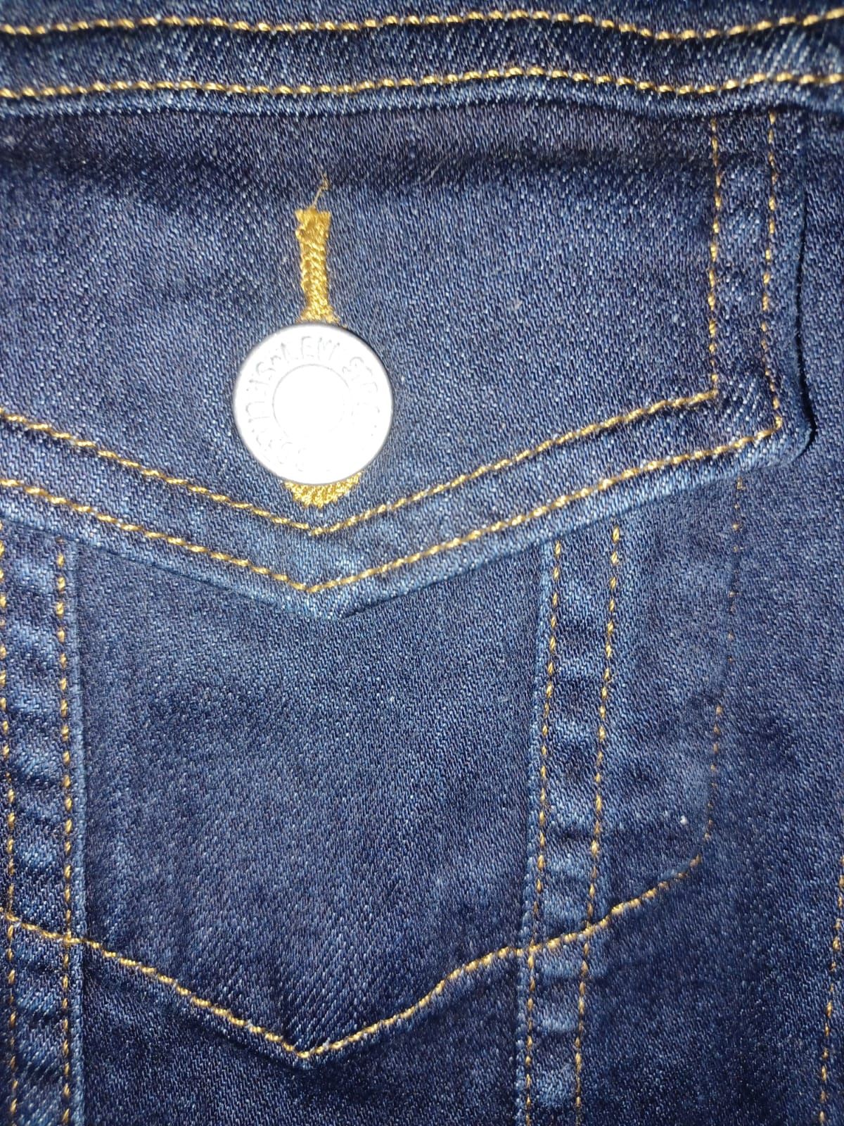 Blusão jeans da Levi's de mulher tam 34