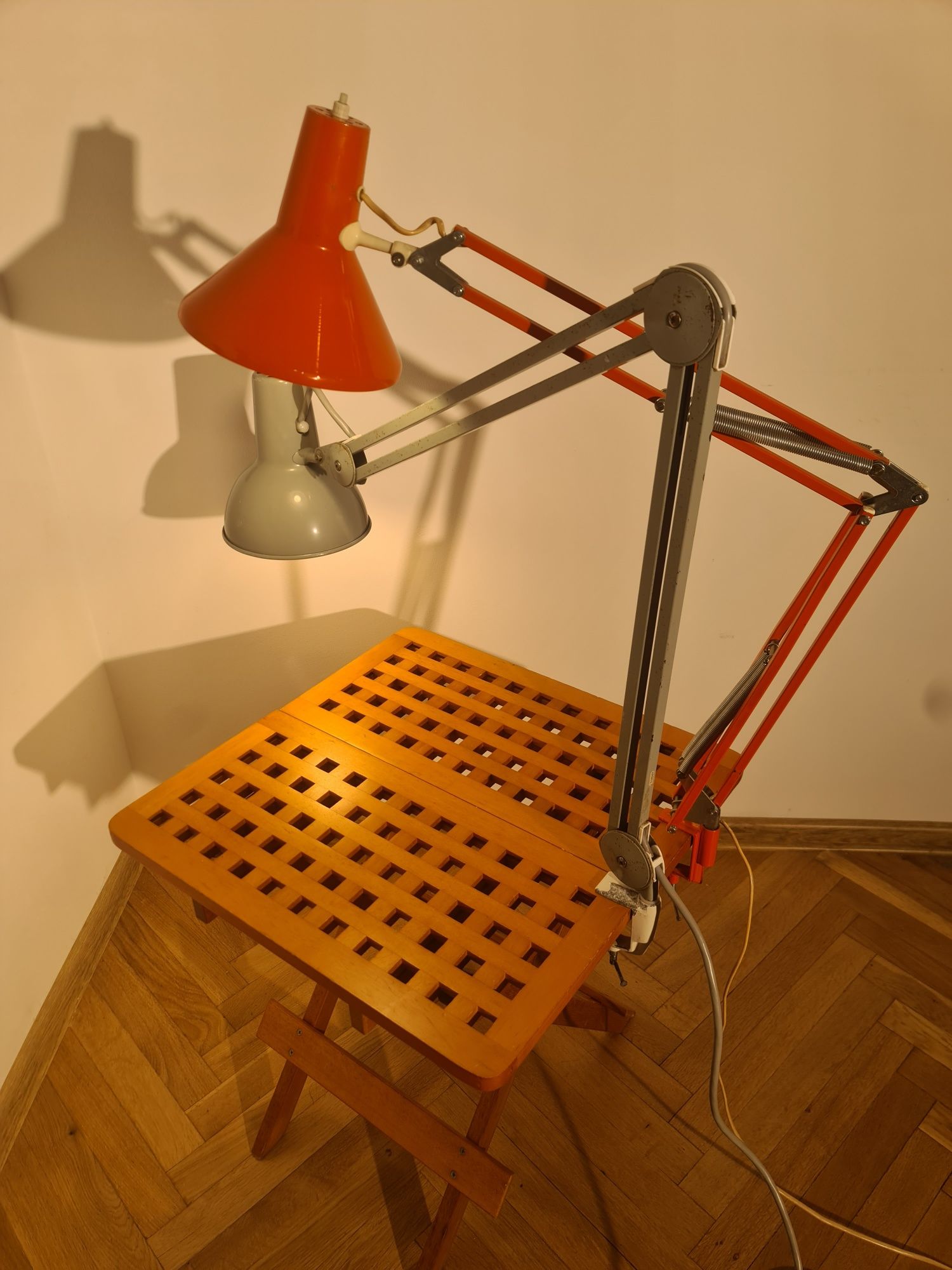 Stare lampy kreślarskie Luxo oraz HCF Denmark