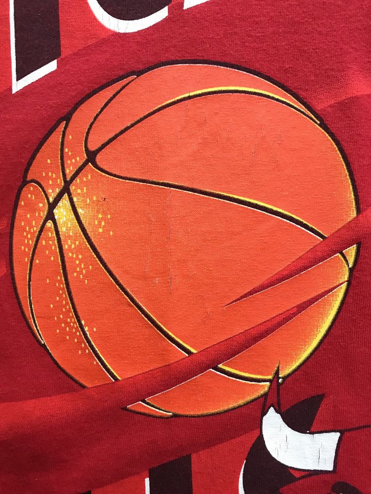 Czerwona koszulka Chicago Bulls vintage