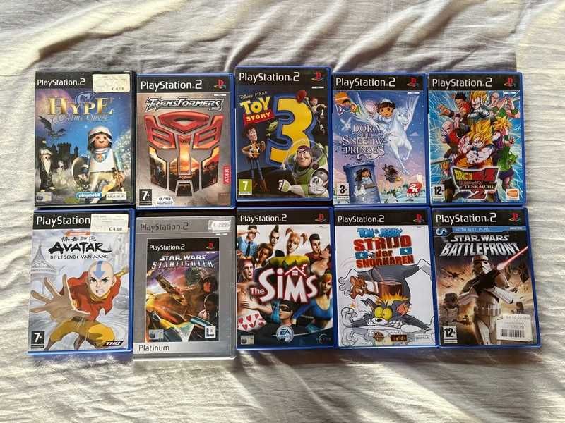 PlayStation 2 zestaw super stan bdb transformers toy story 3 sims ps2