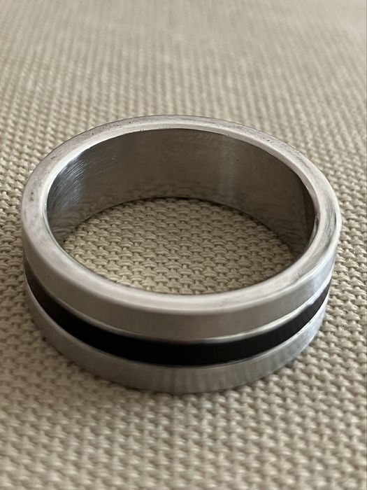 Pierscionek męski, stal nierdzewna