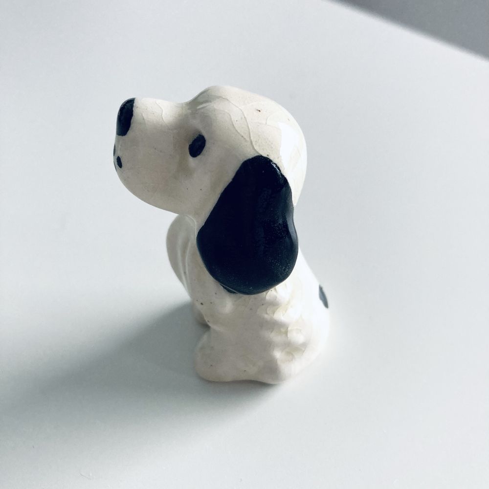 Figurka pies Spaniel porcelit