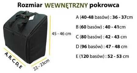 REWELACYJNY pokrowiec na akordeon NOWY, Polska produkcja, gruby, mocny