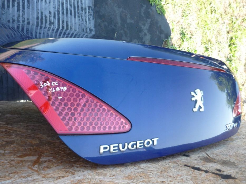Klapa Tylna Tył Peugeot 307 Cc