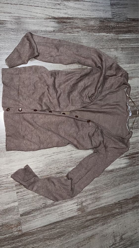 Dopasowany sweterek Orsay 32 XS Damski dziewczynka 158 cm Beżowy c2