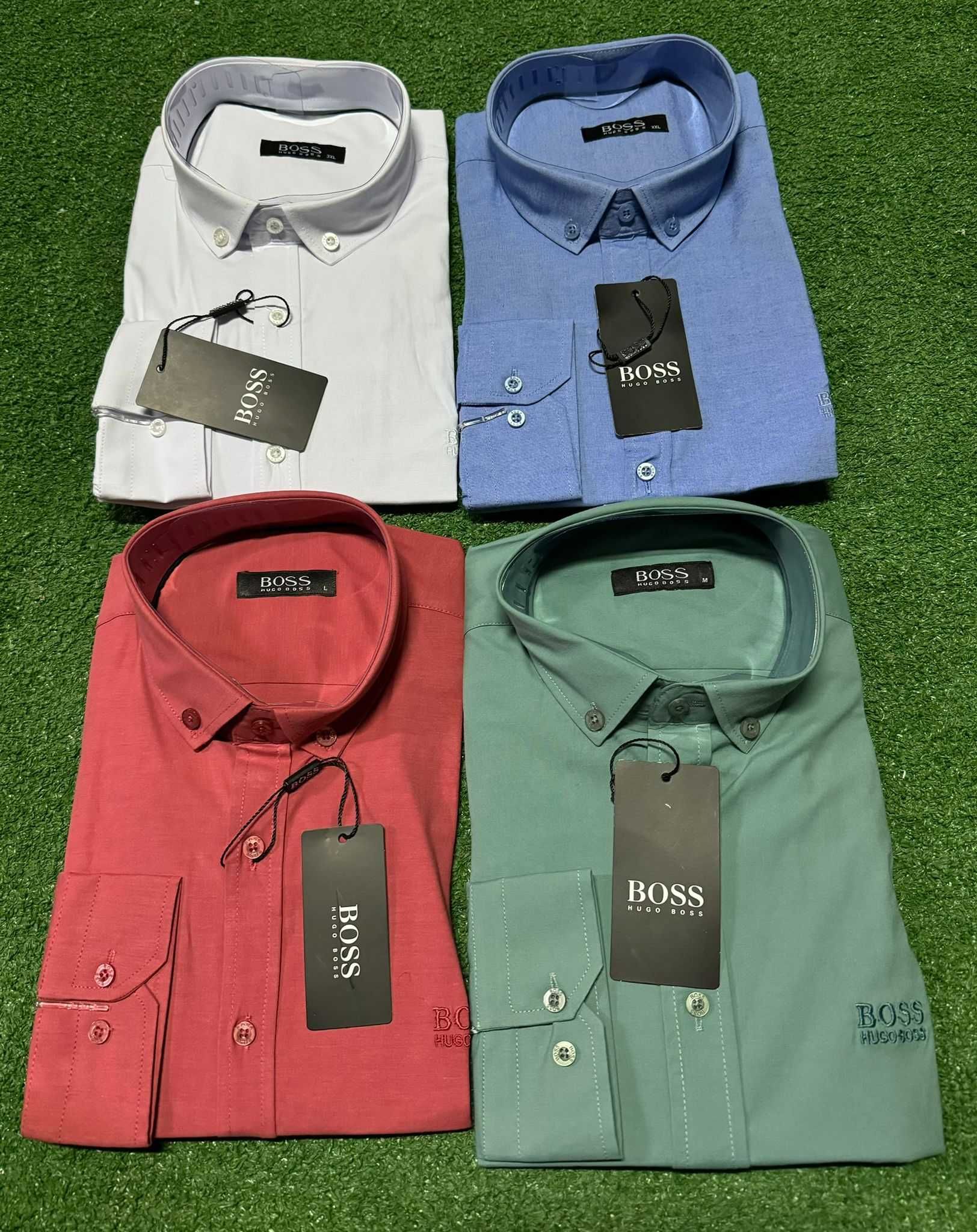 Koszula męska mały znaczek hugo boss eleganckie hit lacoste Premium