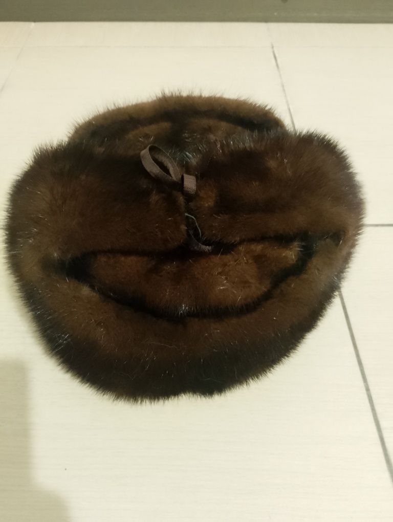 Шапка норковая натуральная