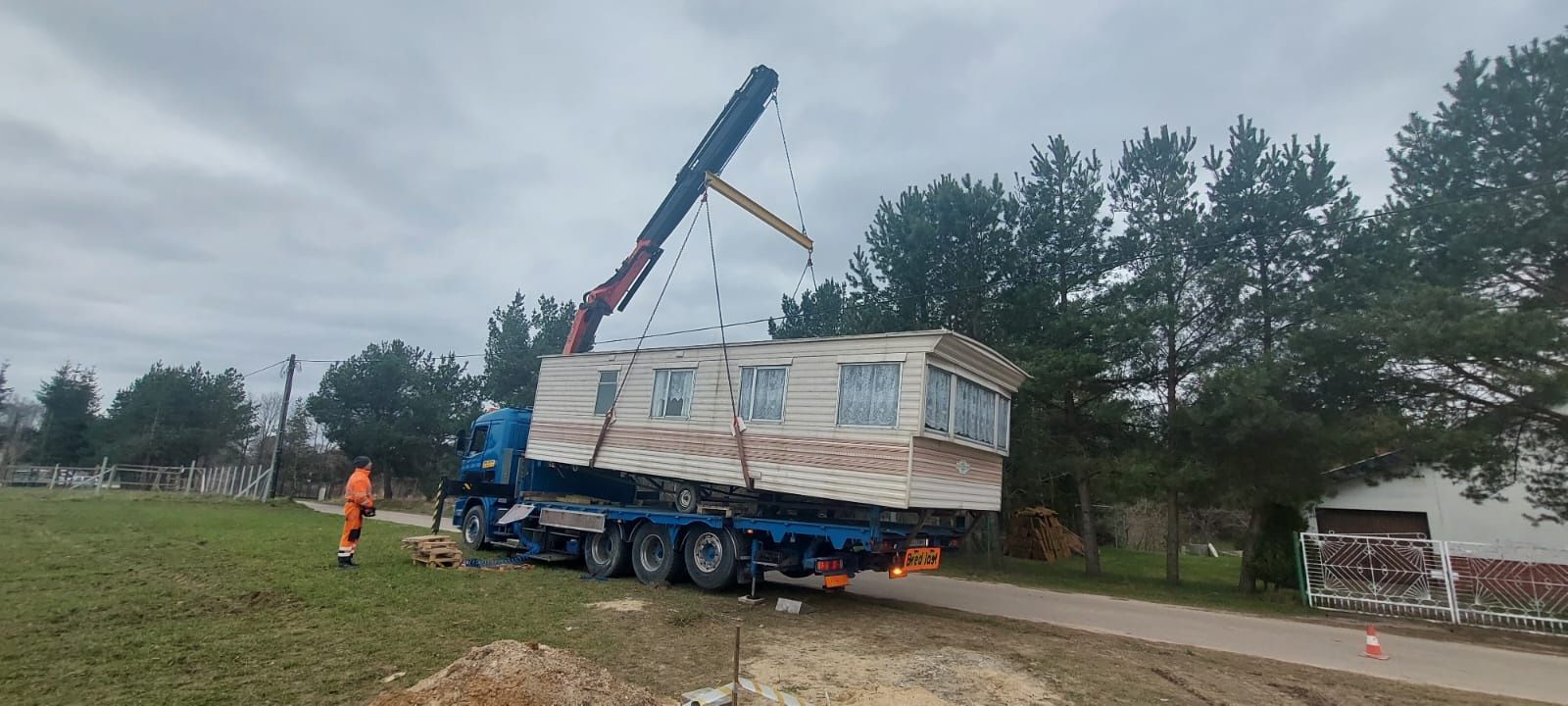 Usługa HDS,transport,domki holenderskie3,7x11,Sauny,kontenery