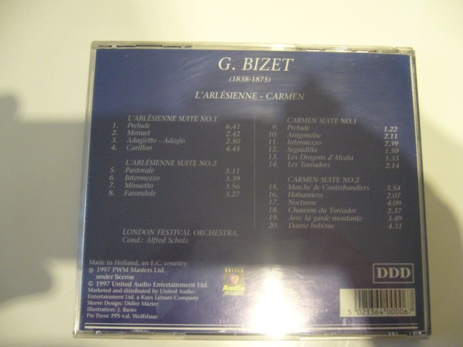 Bizet - muzyka klasyczna operowa - płyta CD