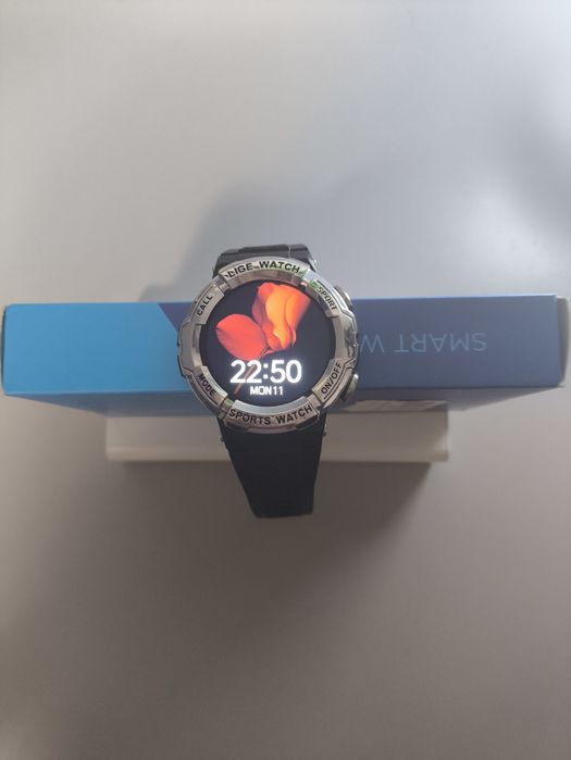 Чорний чоловічий смарт-годинник Smart Watch Lige ECG Black, розумний с