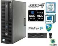 Pc-HP/OFFICE-6ªG-i5 6500 3.2Ghz,16G-Ddr4,SSD480+HD500,KIT,WIFI,W10/W11