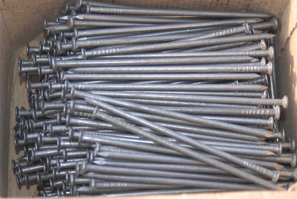 Haspl gwoździe budowlane 4 x 120 mm, czarne 5 kg