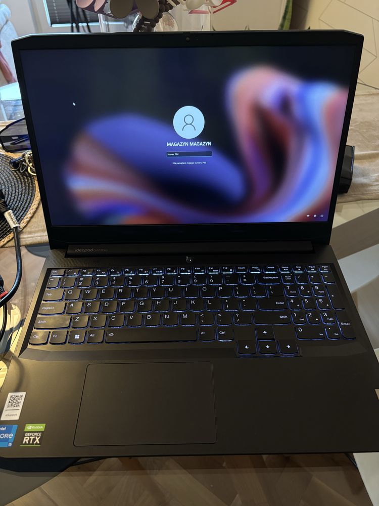 Laptop LENOVO Ideapad GAMING 3 - i5-11320H 16GB RAM RTX3050 Win 11 Hom