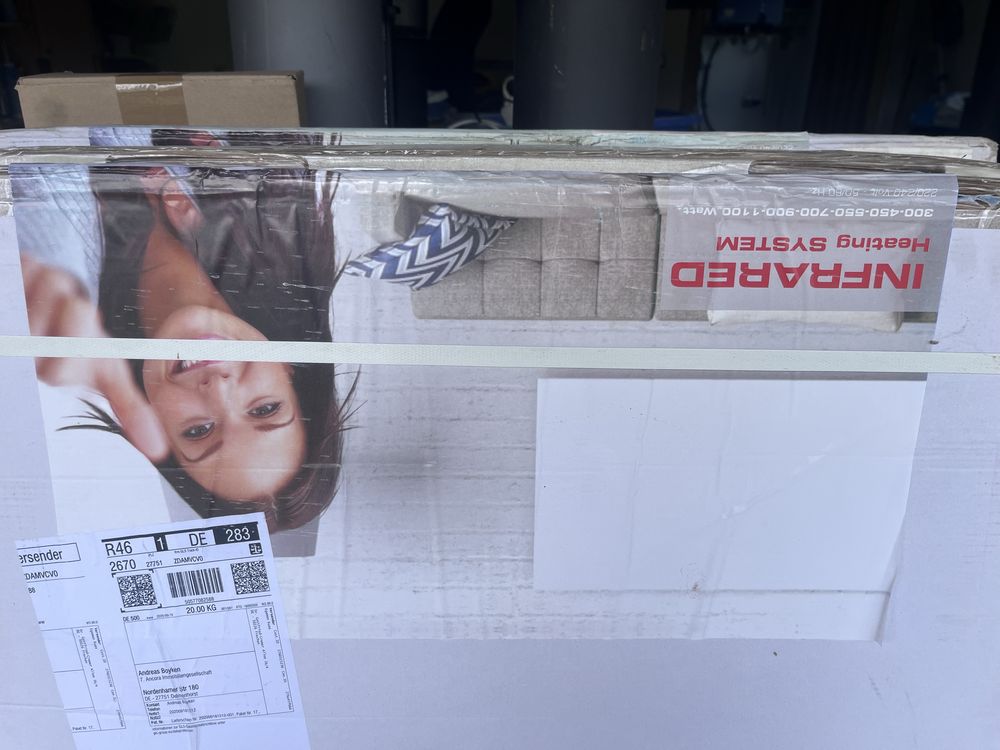 Nowy panel grzewczy infrared Kuas ISP 1100W podczerwien