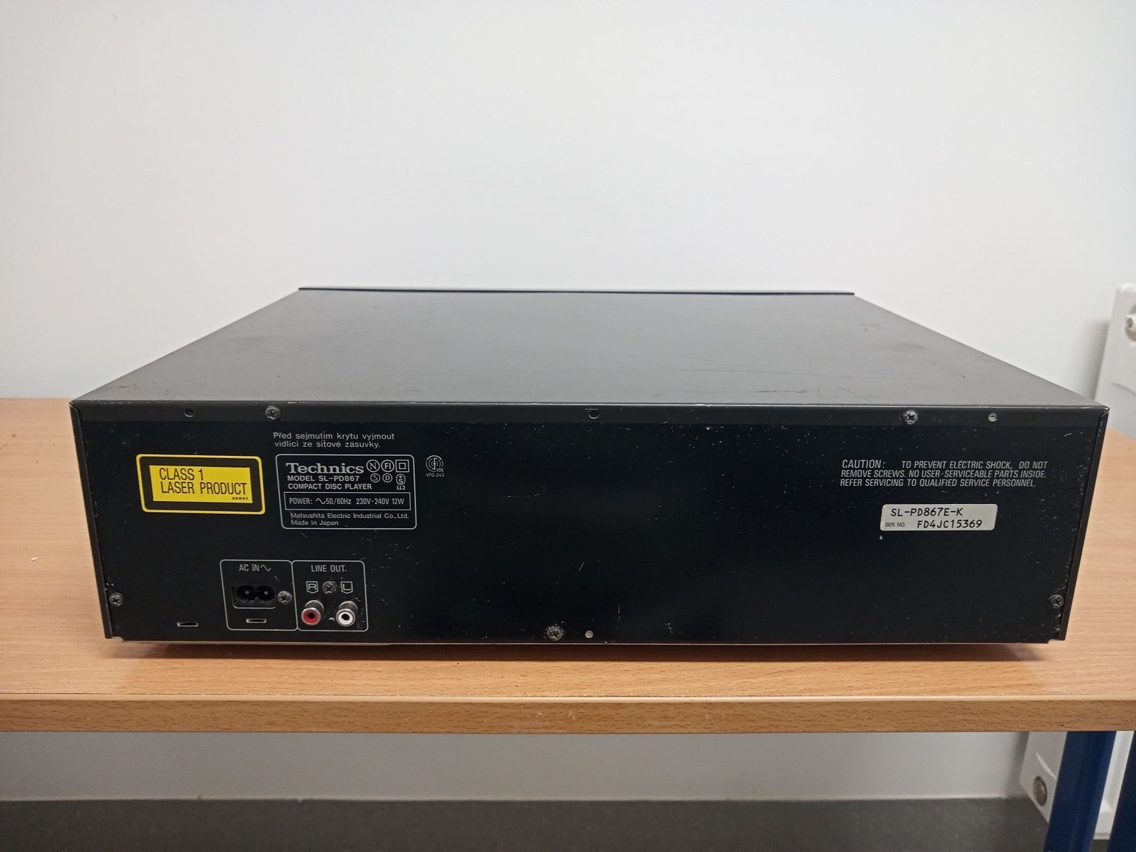 Odtwarzacz zmieniarka CD Technics SL-PD867