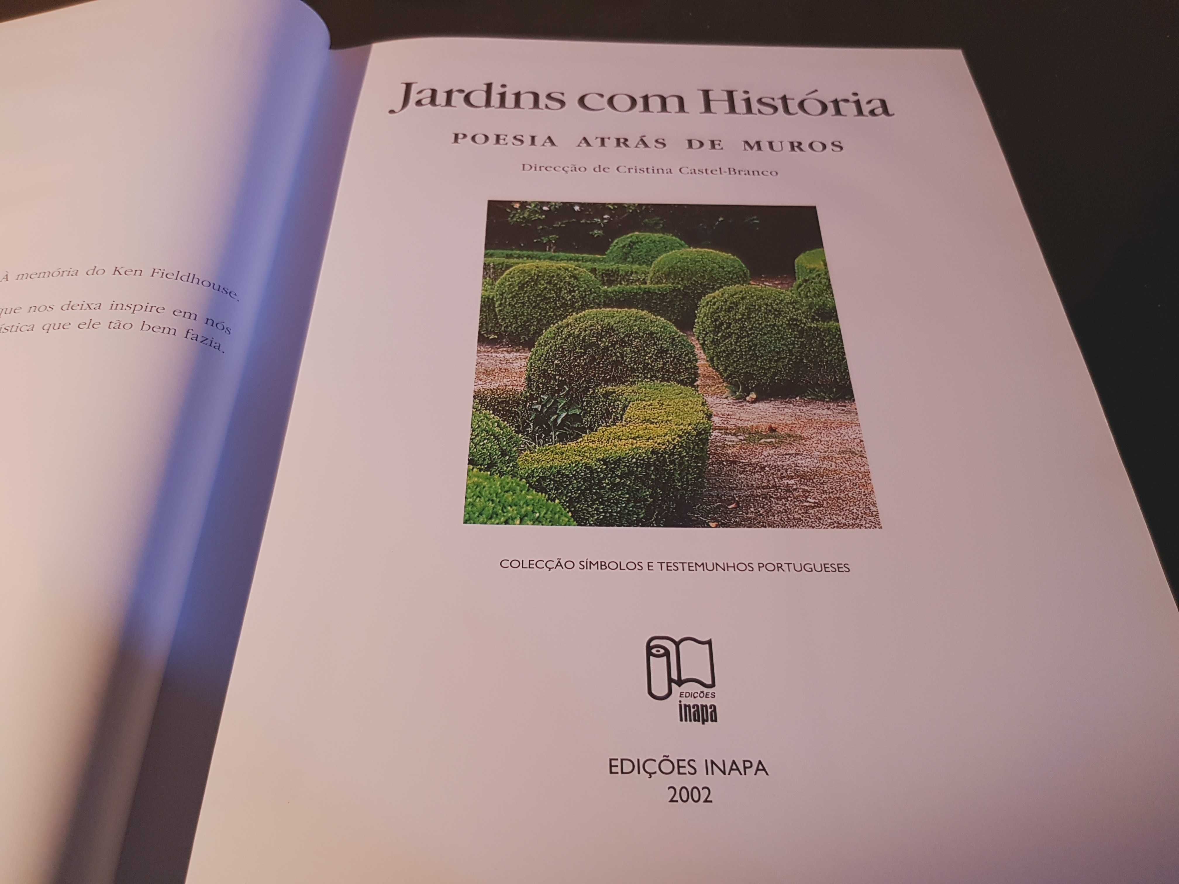 Jardins com História - Poesia Atrás de Muros- Cristina Castelo-Branco