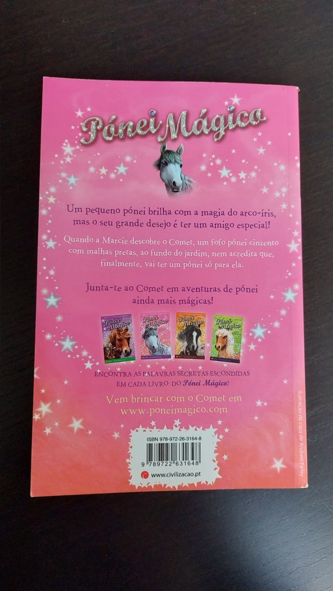Livro "Pónei Mágico - Um Desejo Especial", de Sue Bentley