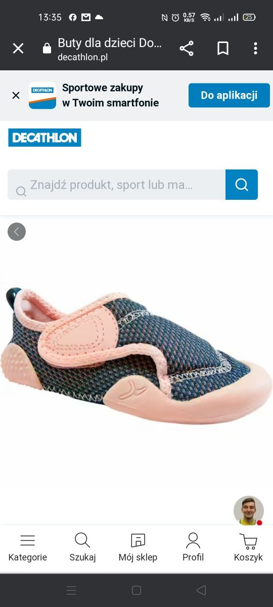 Buty dla dzieci Domyos Babylight 20