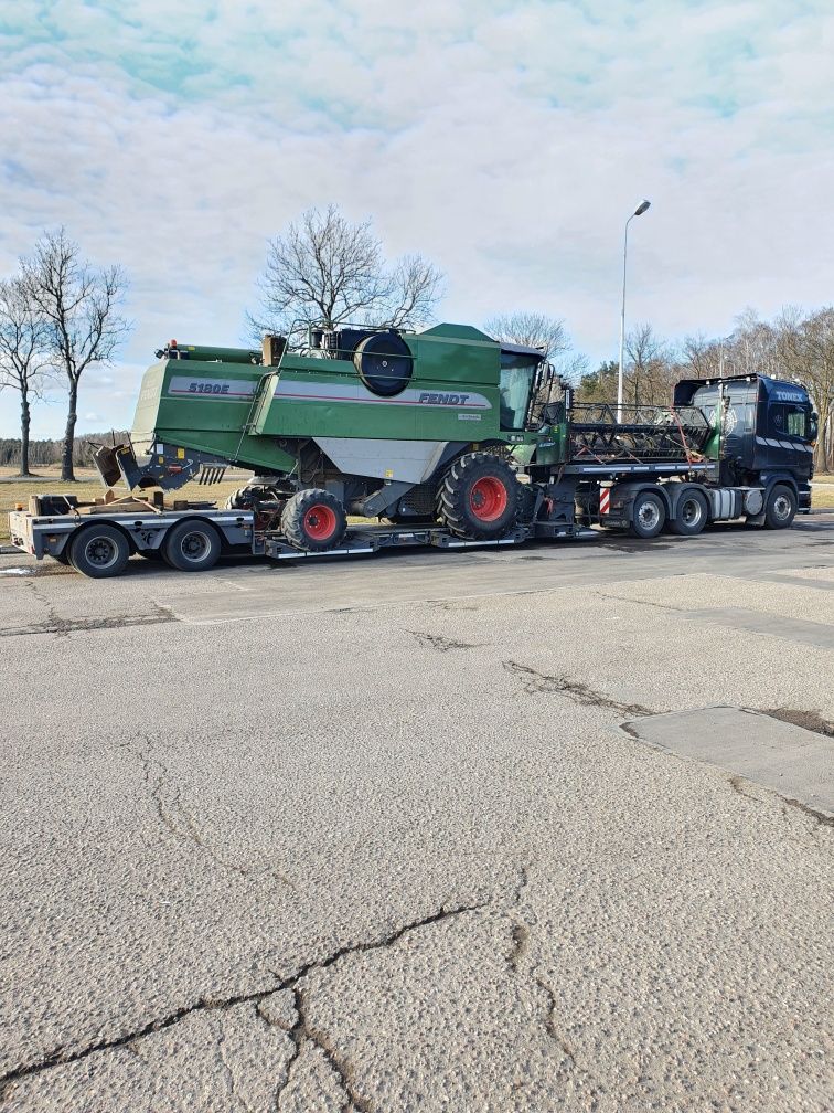 Transport kombajnów sieczkarni opryskiwaczy maszyn domków gabarytów