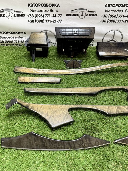 W211 дерево комплект декор консоль Avantgarde Мерседес Авторозборка