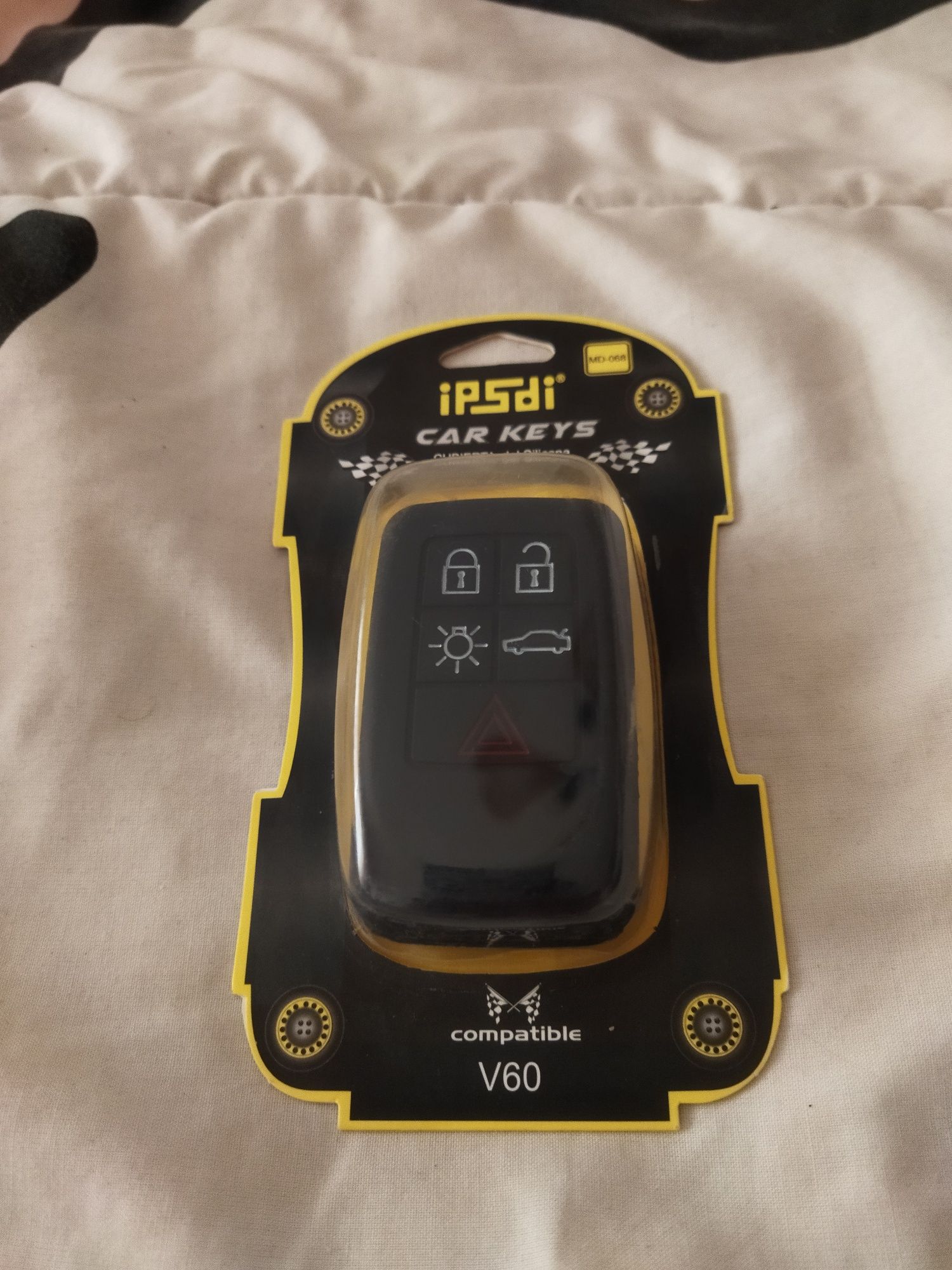 Capa silicone chaves carro Volvo v60 novo
