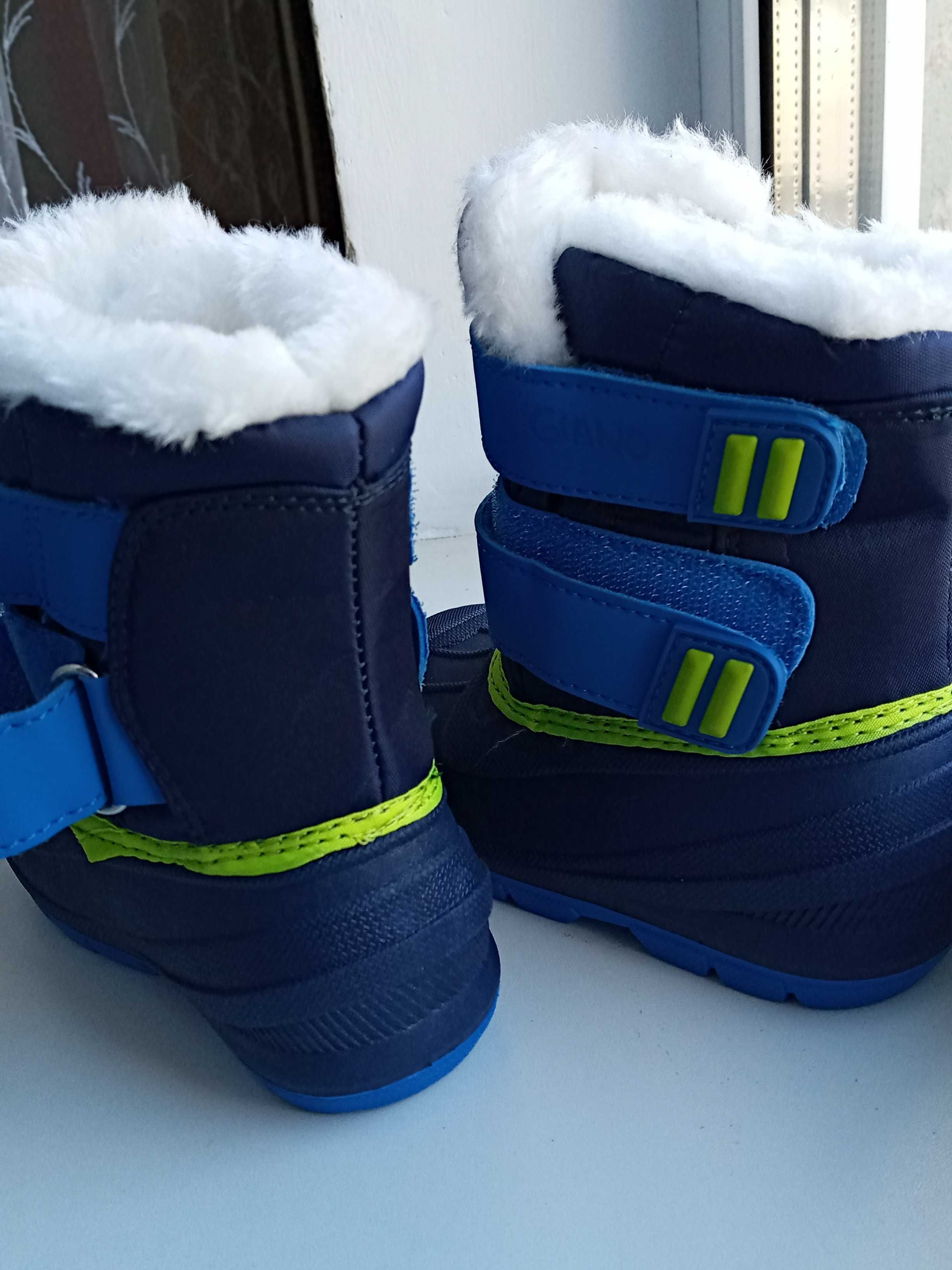 Зимові черевики 23 24 термо зимние ботінки чобітки теплі хлопчика