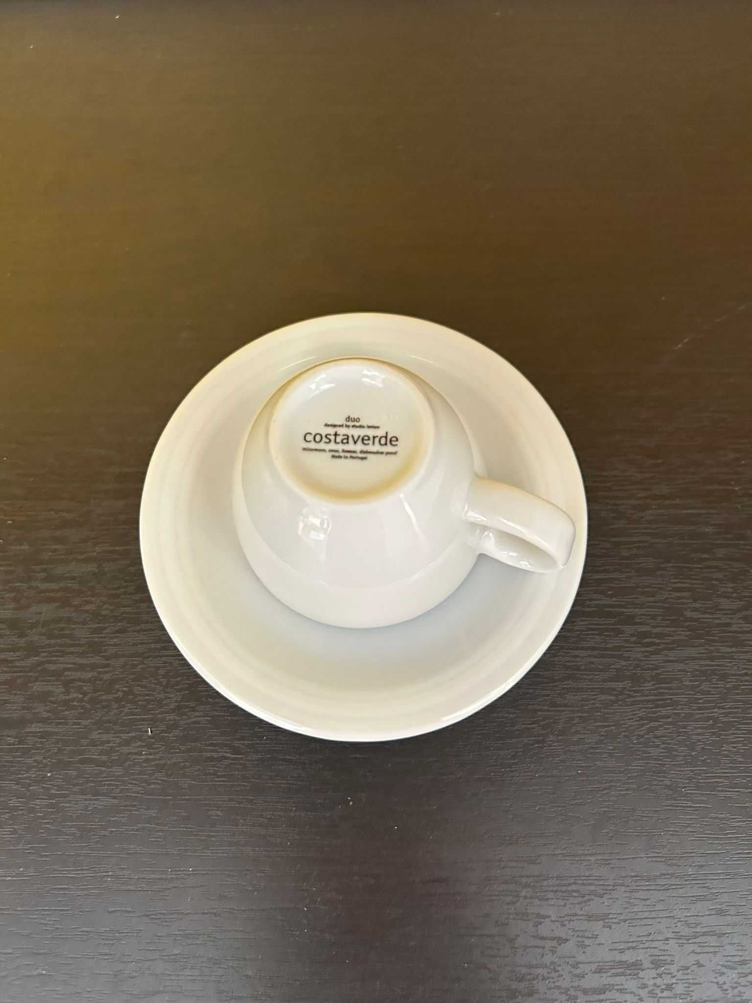 20 chavenas e pires de café - Costa Verde