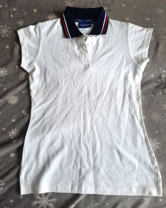 Koszulka z kołnierzykiem New wave M