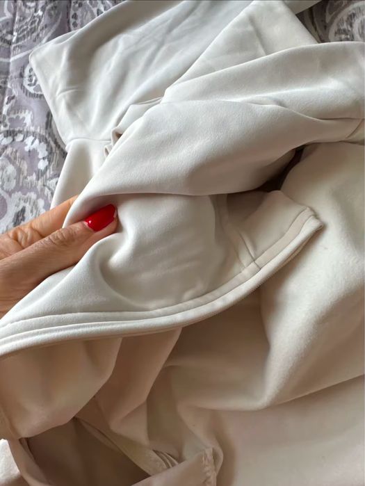 Комбинезон бежевый с тонким флисом