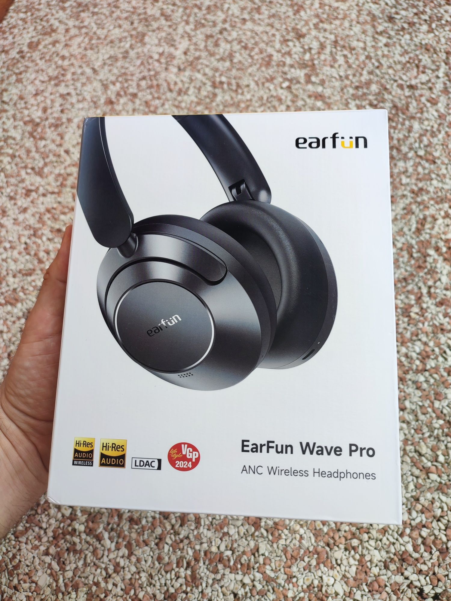 EarFun Wave Pro. Bezprzewodowe słuchawki Bluetooth, ANC. LDAC, AAC.