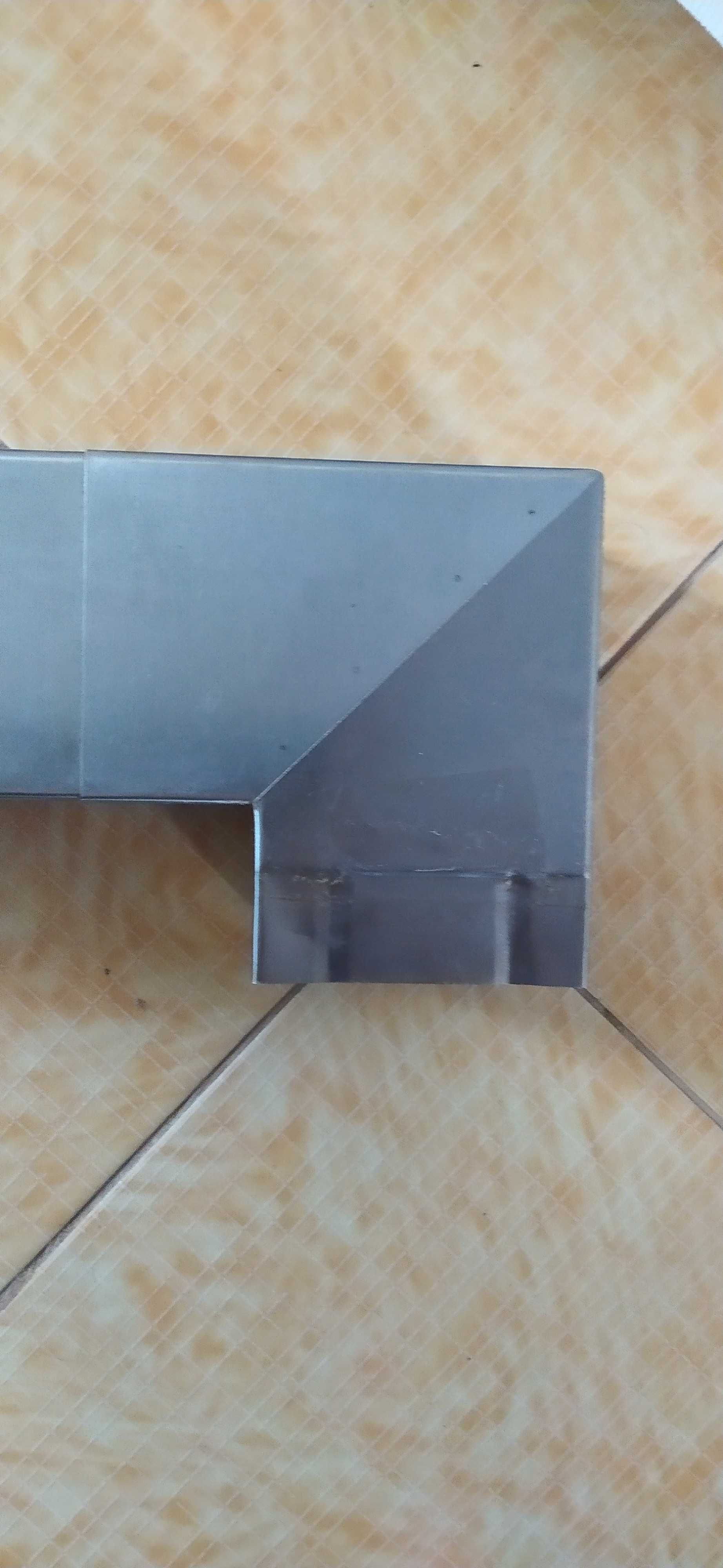 Труба та коліно для кухонної витяжки нержавіюча сталь
